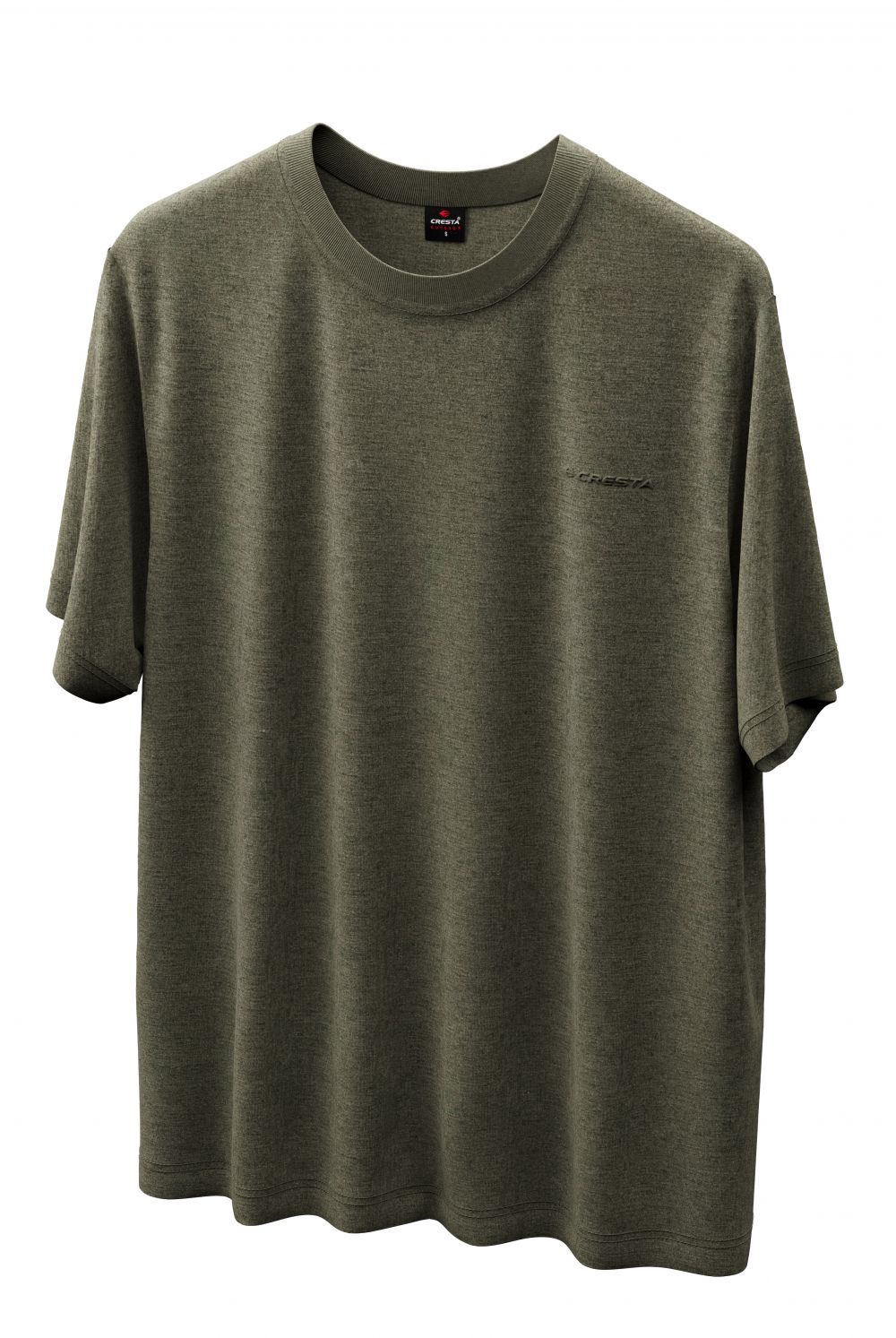 Cresta Bisiklet Yaka Unisex Basic T-shirt