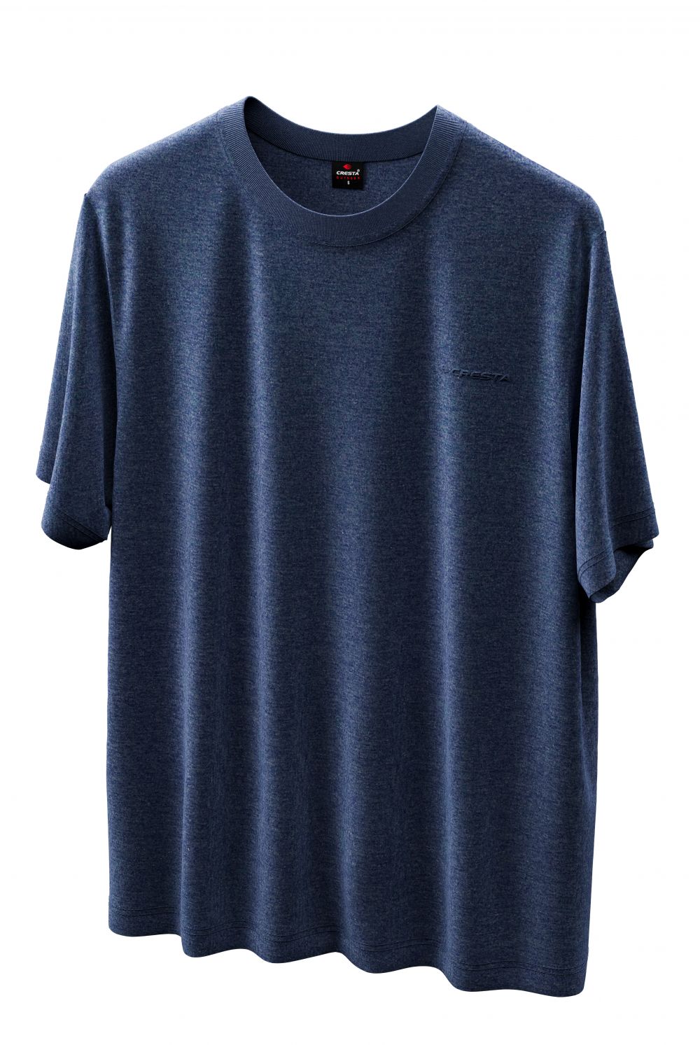 Cresta Bisiklet Yaka Unisex Basic T-shirt
