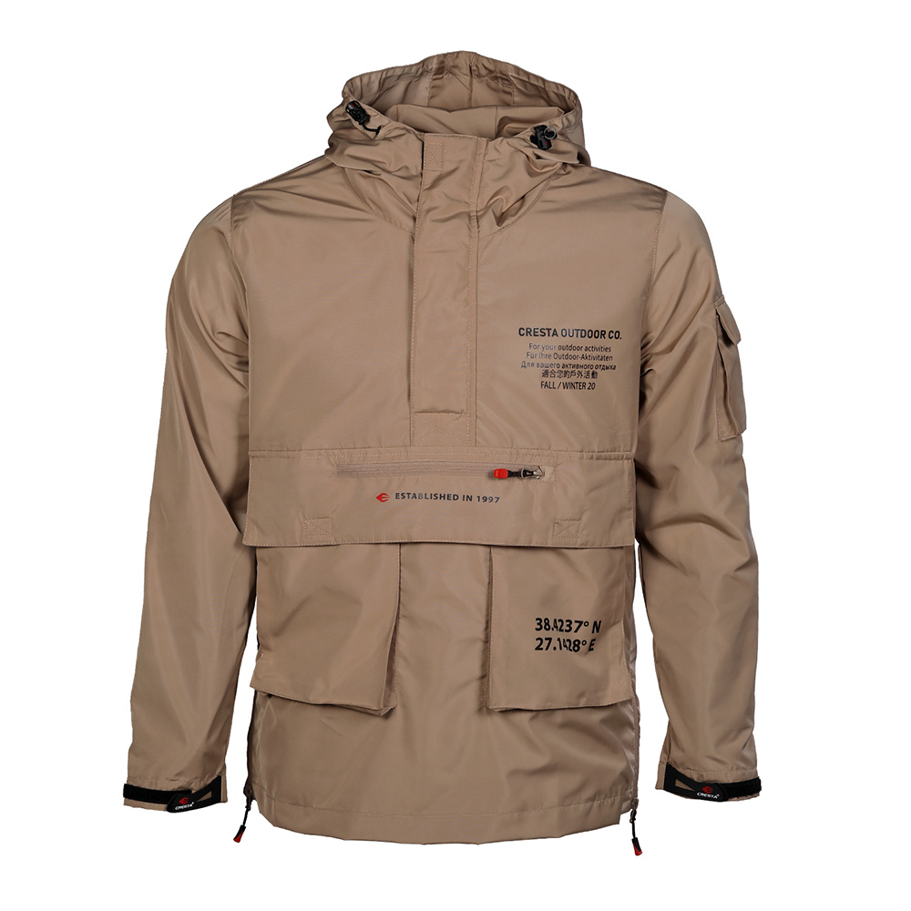 Half Zip Hooded Ultra Windbreaker