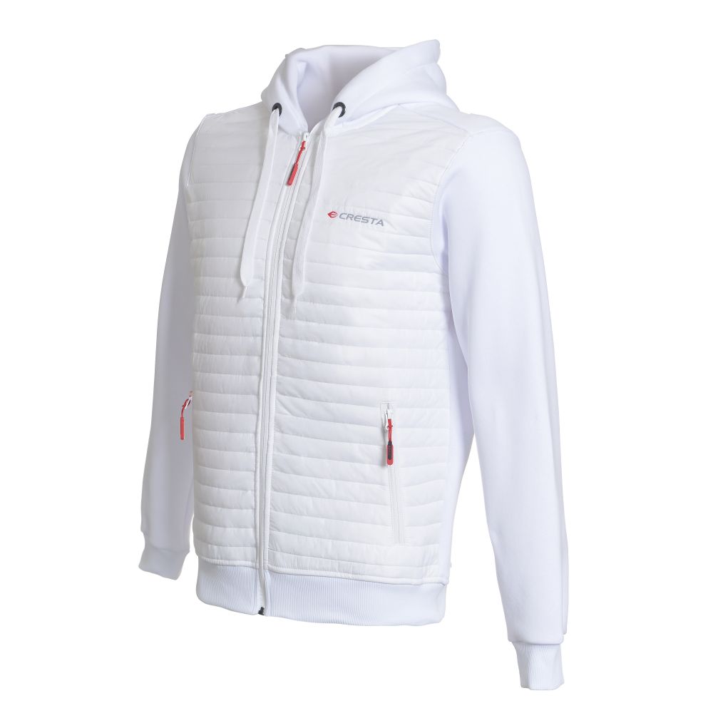 Men's Quilted Full-Zip Hooded Sweatshirt