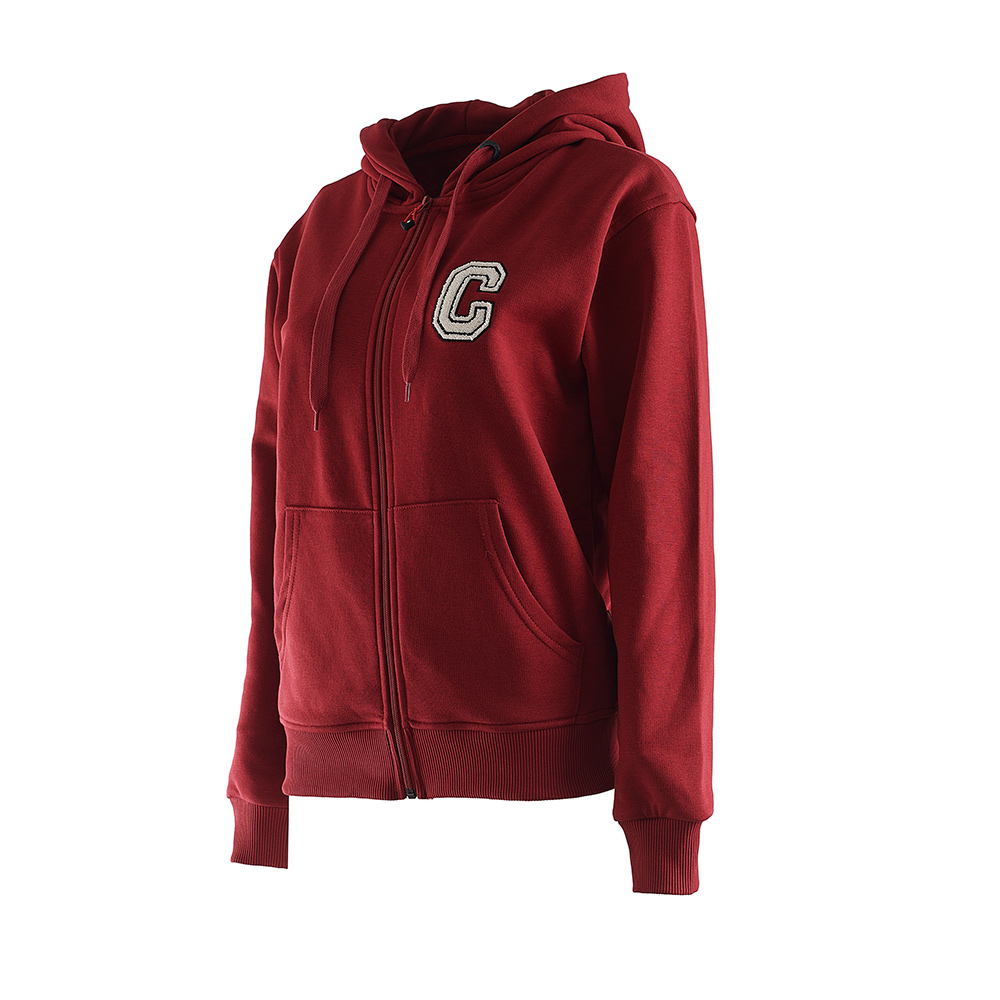 Women's Full Zip Hooded Sweatshirt - College Collection