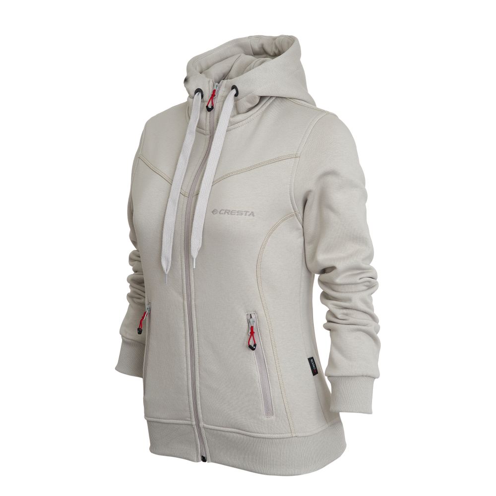 Tam Fermuarlı Kapüşonlu Sweatshirt