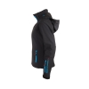 Neon Detailed Hooded Softshell Jacket