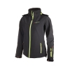 Kapüşonlu Neon Detaylı Softshell Ceket