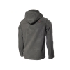 Kaplamalı ve Kapüşonlu Desenli Softshell Ceket