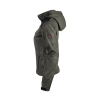 Kaplamalı ve Kapüşonlu Softshell Ceket