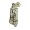 Tie-Dye Printed Hooded Softshell Jacket