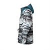 Kapüşonlu Batik Desenli Parka