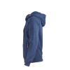 Tam Fermuarlı Kapüşonlu Sweatshirt