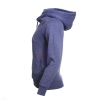 Çapraz Tam Fermuarlı Kapüşonlu Sweatshirt