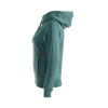 Çapraz Tam Fermuarlı Kapüşonlu Sweatshirt