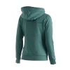 Çapraz Tam Fermuarlı Kapüşonlu Sweatshirt