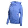Çapraz Tam Fermuarlı Kapüşonlu Sweatshirt