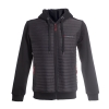 Men's Quilted Full-Zip Hooded Sweatshirt