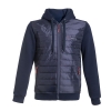 Men's Quilted Full-Zip Hooded Sweatshirt