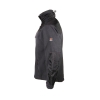 Coated and Hidden Hooded Fleece Jacket